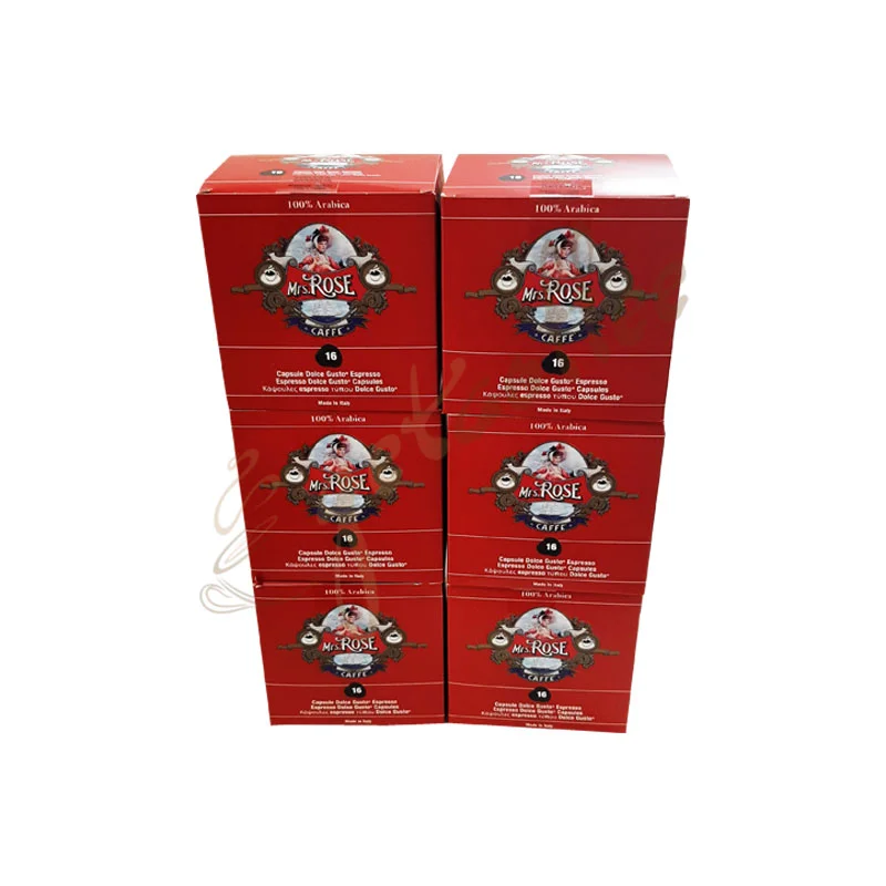 Φωτογραφία προϊόντος: Mrs Rose Dolce Gusto κάψουλες - 96 τεμάχια (6x16)