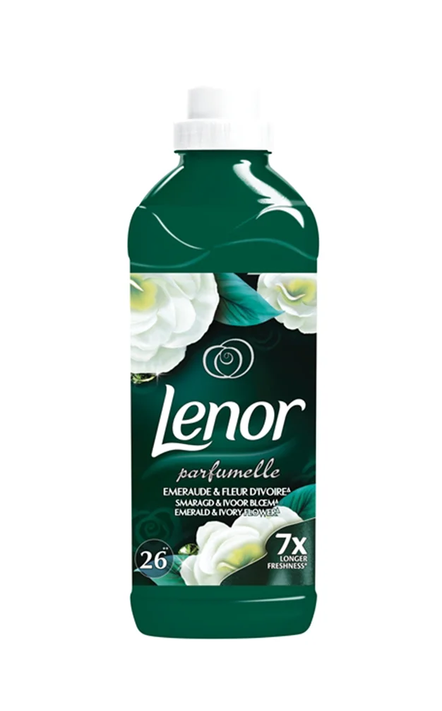 Φωτογραφία προϊόντος: Μαλακτικό LENOR EMERALD + IVORY FLOWER 650ml 26 μεζούρες