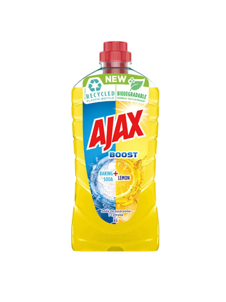 Φωτογραφία προϊόντος: AZAX υγρό πατώματος 1000ml BOOST μαγειρική σόδα + λεμόνι