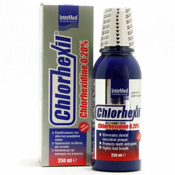 Φωτογραφία προϊόντος: INTERMED Chlorhexil 0.20% Στοματικό Διάλυμα 250ml