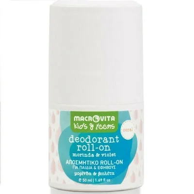 Φωτογραφία προϊόντος: Macrovita Kids & Teens Morinda & Violet Αποσμητικό Roll-On 50ml