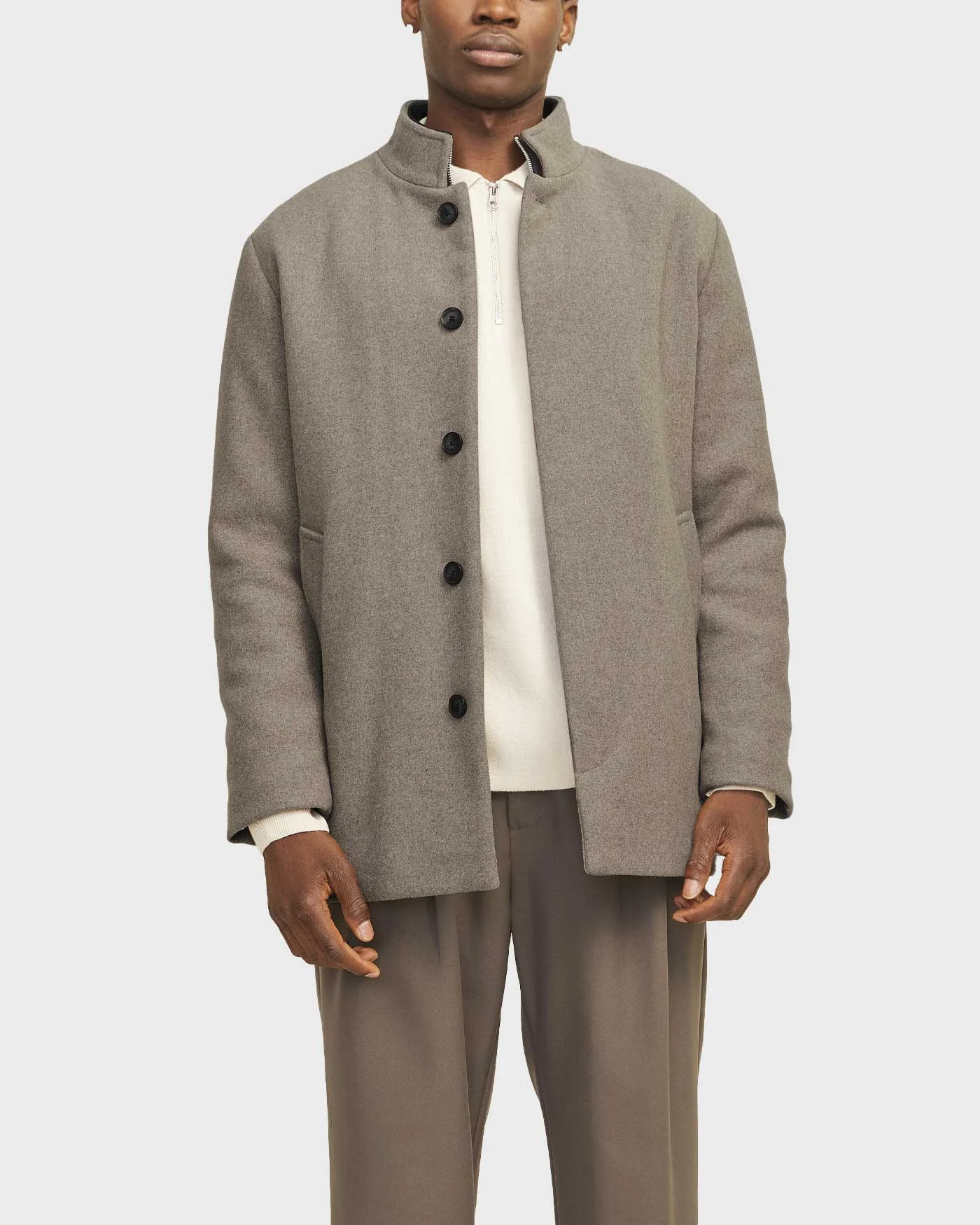 Φωτογραφία προϊόντος: JACK & JONES HARRISON ΑΝΔΡΙΚΟ ΜΑΛΛΙΝΟ ΠΑΛΤΟ ΜΕ ΕΠΕΝΔΥΣΗ - 12258674 ΜΠΕΖ