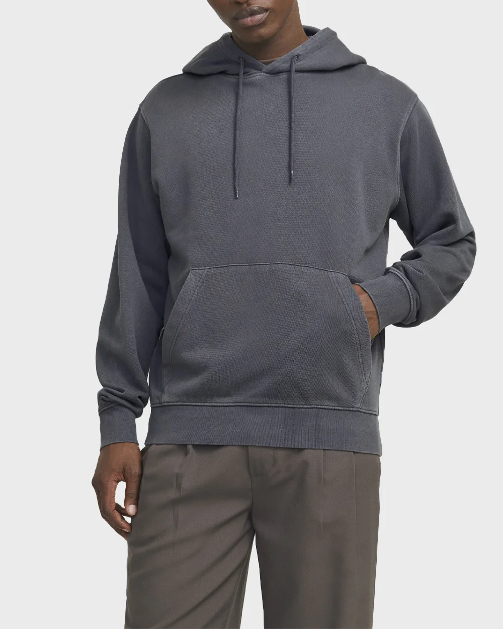 Φωτογραφία προϊόντος: JACK & JONES CHARGE FADED ΑΝΔΡΙΚΟ ΦΟΥΤΕΡ ΜΕ ΚΟΥΚΟΥΛΑ - 12268272 ΑΝΘΡΑΚΙ