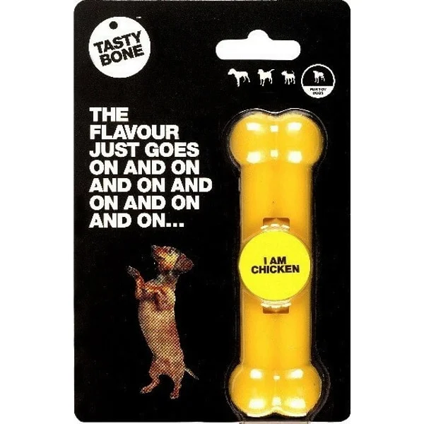 Φωτογραφία προϊόντος: Κόκκαλο σκύλου Tasty Bone Nylon Toy Chicken 11cm