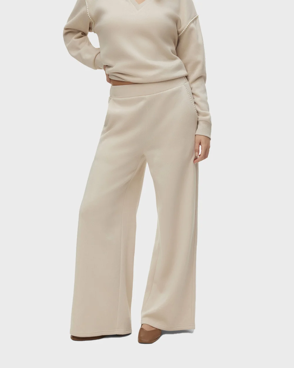 Φωτογραφία προϊόντος: VERO MODA DAISY ΓΥΝΑΙΚΕΙΟ ΠΑΝΤΕΛΟΝΙ ΦΑΡΔΙΑ ΓΡΑΜΜΗ - 10338102 ΜΠΕΖ