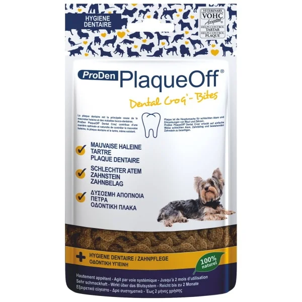 Φωτογραφία προϊόντος: Plaque Off Dental Croc Bites Λιχουδιές 60gr