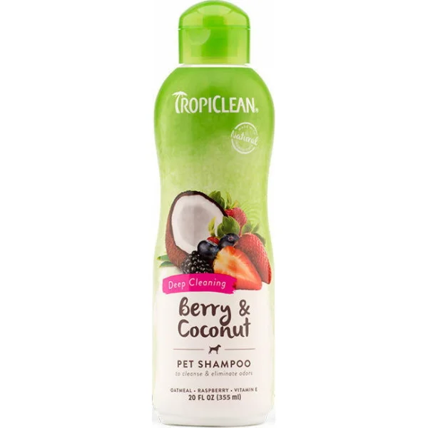 Φωτογραφία προϊόντος: Σαμπουάν σκύλου Tropiclean Berry+Coconut Deep Cleaning Shampoo 592ml