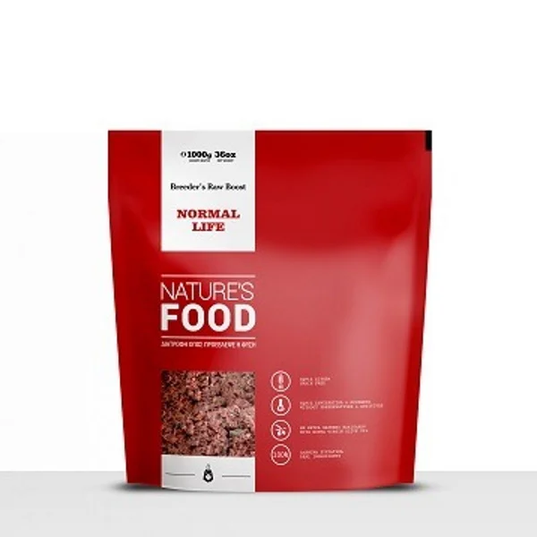 Φωτογραφία προϊόντος: Nature's Food Barf Normal Life Nature s Food - Κιμάς 1kg Εκτροφικό