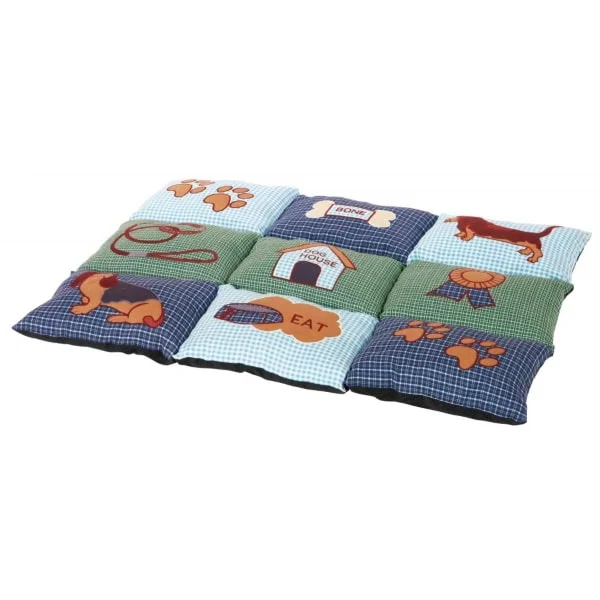 Φωτογραφία προϊόντος: Μαξιλάρι Patchwork 80x55cm Μπλε/Πράσινο Trixie