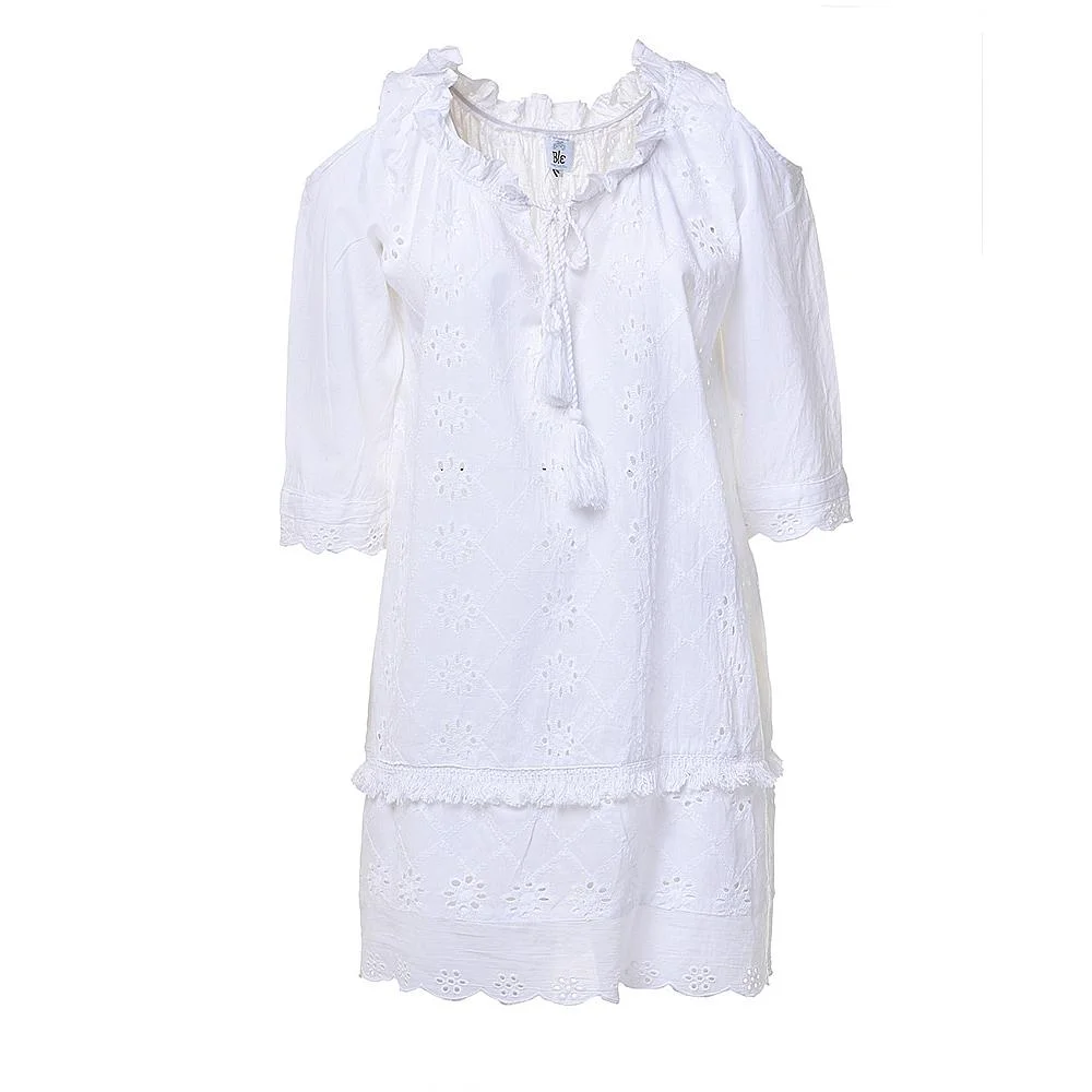 Φωτογραφία προϊόντος: BLE ΦΟΡΕΜΑ ΛΕΥΚΟ M (100% COTTON)cm 5-41-190-0239
