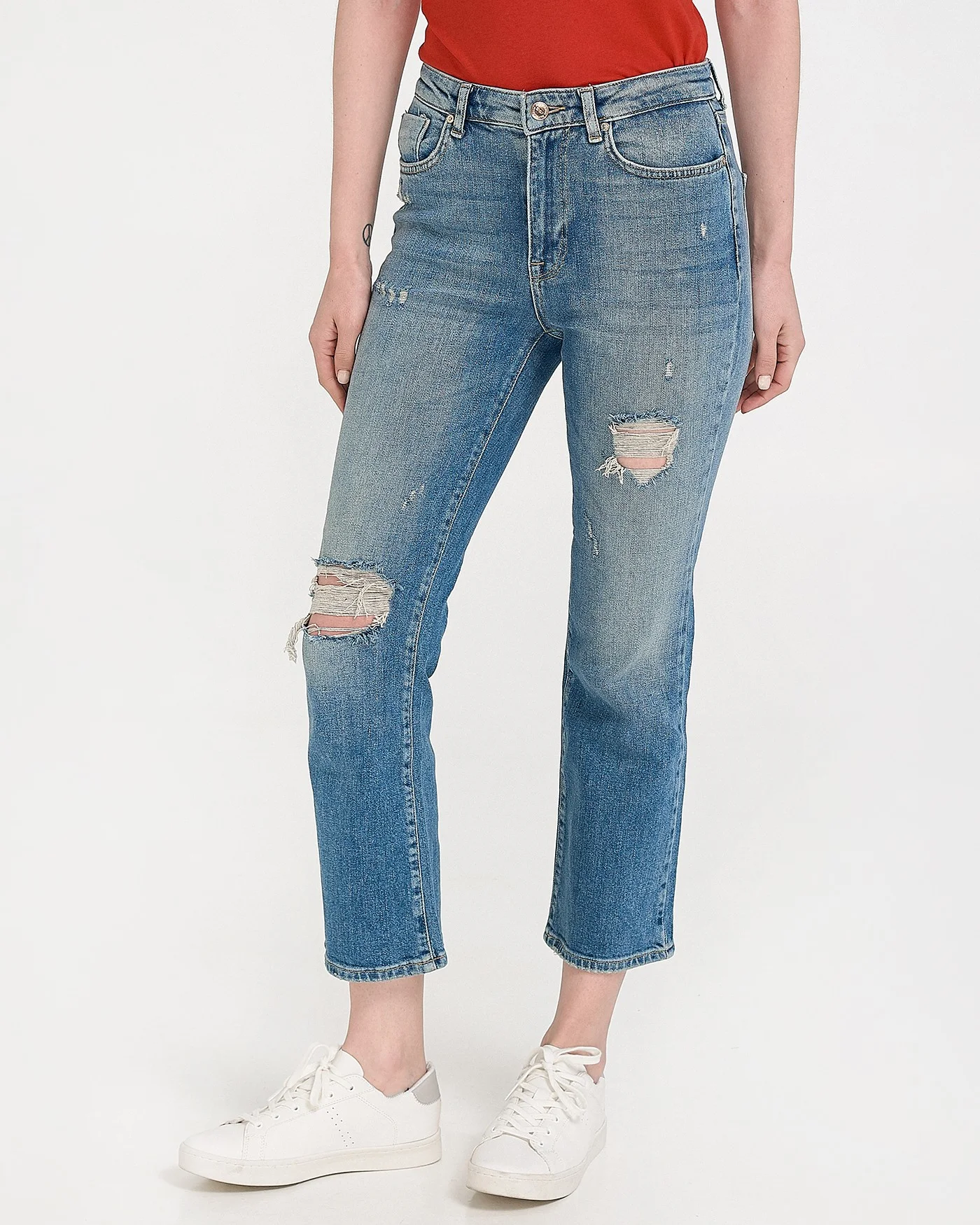 Φωτογραφία προϊόντος: ΠΑΝΤΕΛΟΝΙ ΤΖΗΝ FLARED CROPPED DNM JEANS ΤΗΣ ONLY - 15171615 ΜΠΛΕ