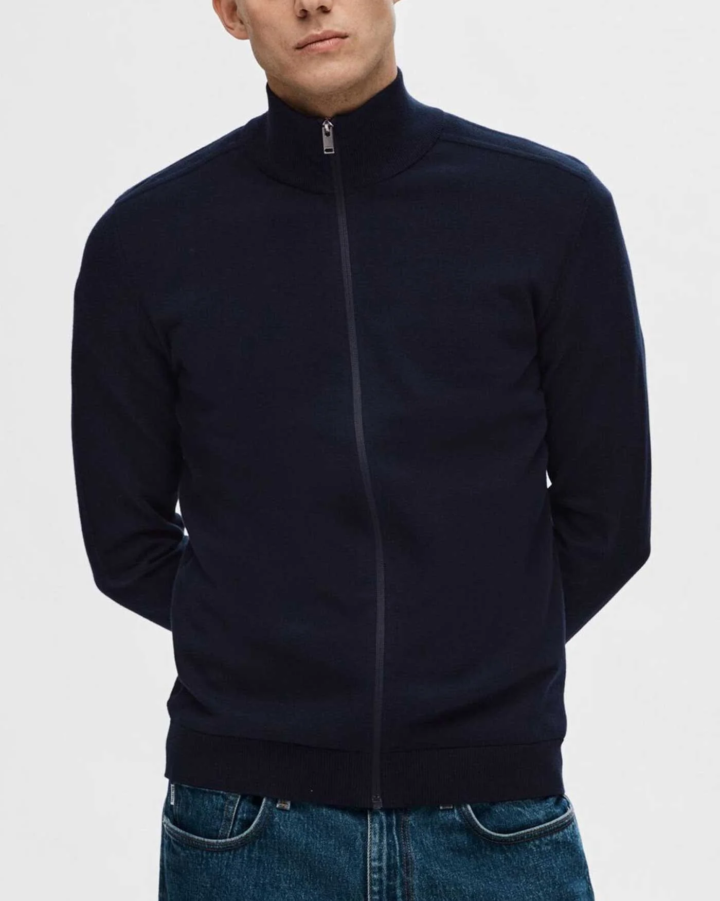 Φωτογραφία προϊόντος: Selected Ανδρικό Πλεκτό Men's Knitted Cardigan - 16074688 ΜΠΛΕ