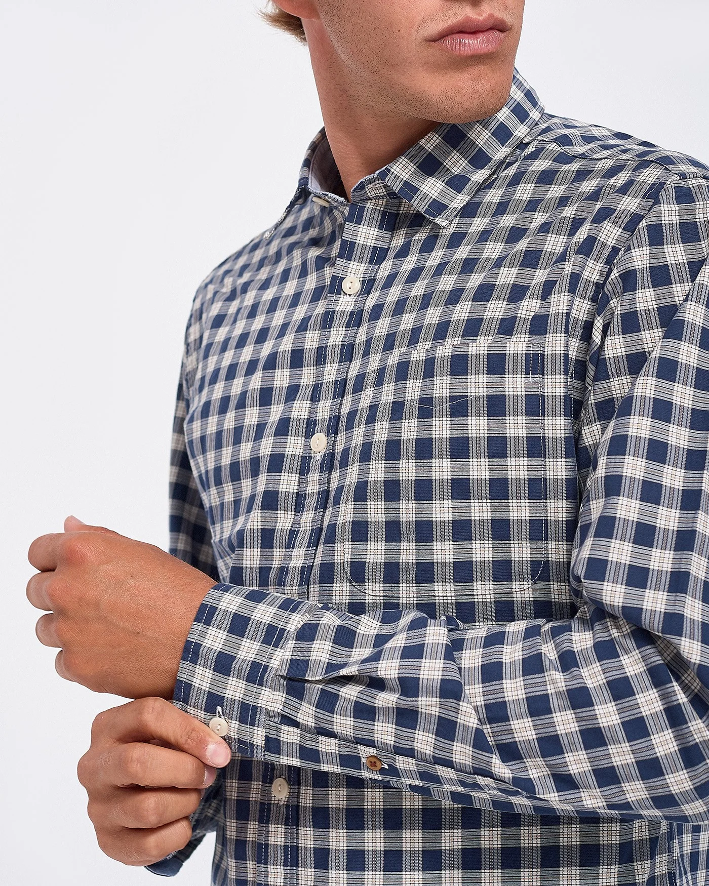 Φωτογραφία προϊόντος: ΠΟΥΚΑΜΙΣΟ JPRNICK SHIRT L/S ONE POCKET PREMIUM ΤΗΣ JACK & JONES - 12154651 ΜΠΛΕ