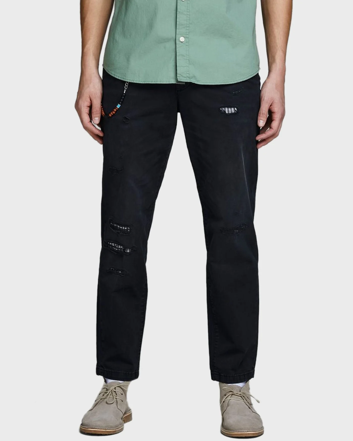 Φωτογραφία προϊόντος: ΠΑΝΤΕΛΟΝΙ CARROT FIT CHINOS ΤΗΣ JACK & JONES - 12151676 ΜΠΛΕ
