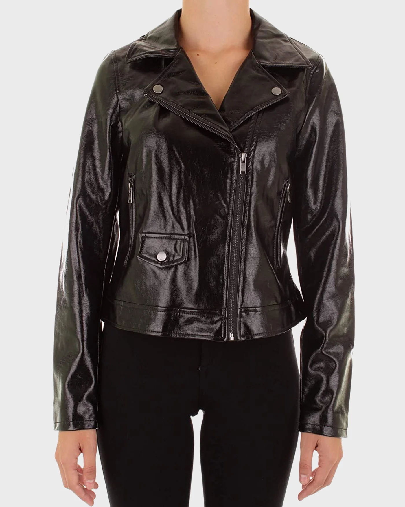 Φωτογραφία προϊόντος: Only Δερμάτινο PU Leather Look Biker Jacet - 15186148 ΜΑΥΡΟ