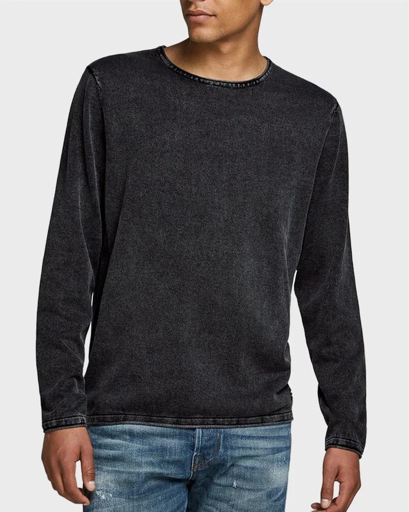 Φωτογραφία προϊόντος: JACK & JONES ΠΛΕΚΤΟ CREW NECK ΠΟΥΛΟΒΕΡ - 12174001 ΜΠΛΕ