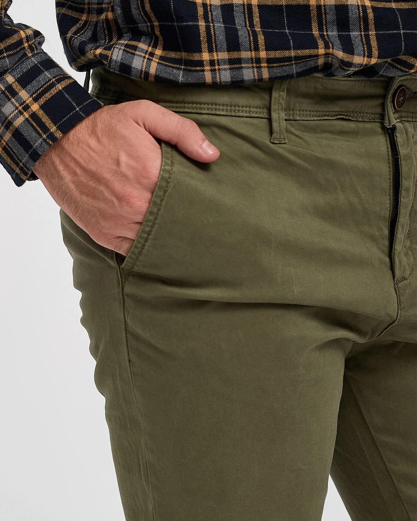 Φωτογραφία προϊόντος: JACK & JONES MARCO FRED MALE PANTS OLIVE NIGHT NOOS - 12150161 ΛΑΔΙ