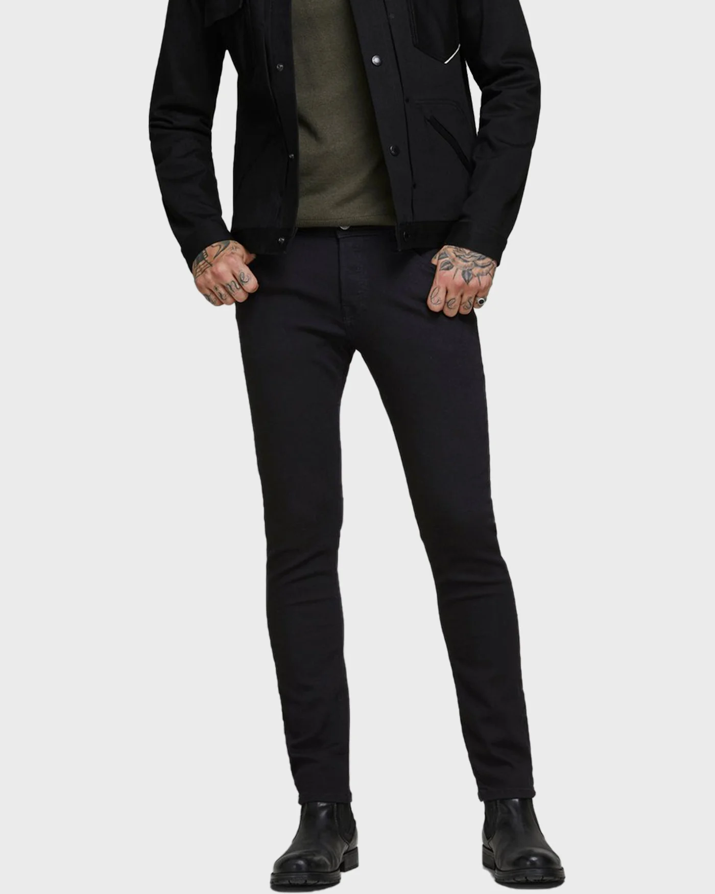 Φωτογραφία προϊόντος: JACK & JONES GLENN ORIGINAL AM 816 NOOS - 12152346 ΜΑΥΡΟ