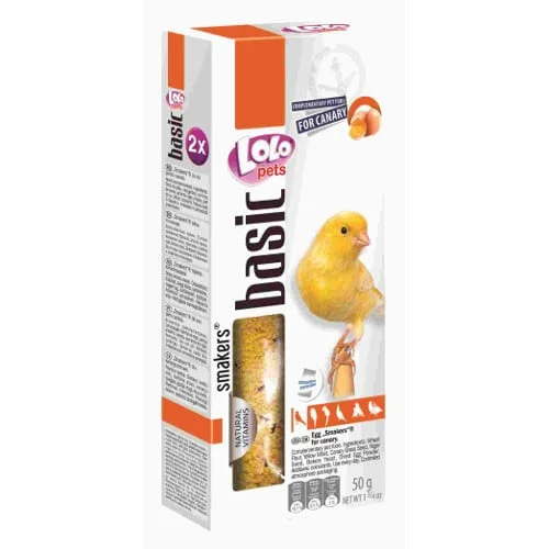 Φωτογραφία προϊόντος: Sticks καναρινιών με αυγό 50gr (Lolo Pets)