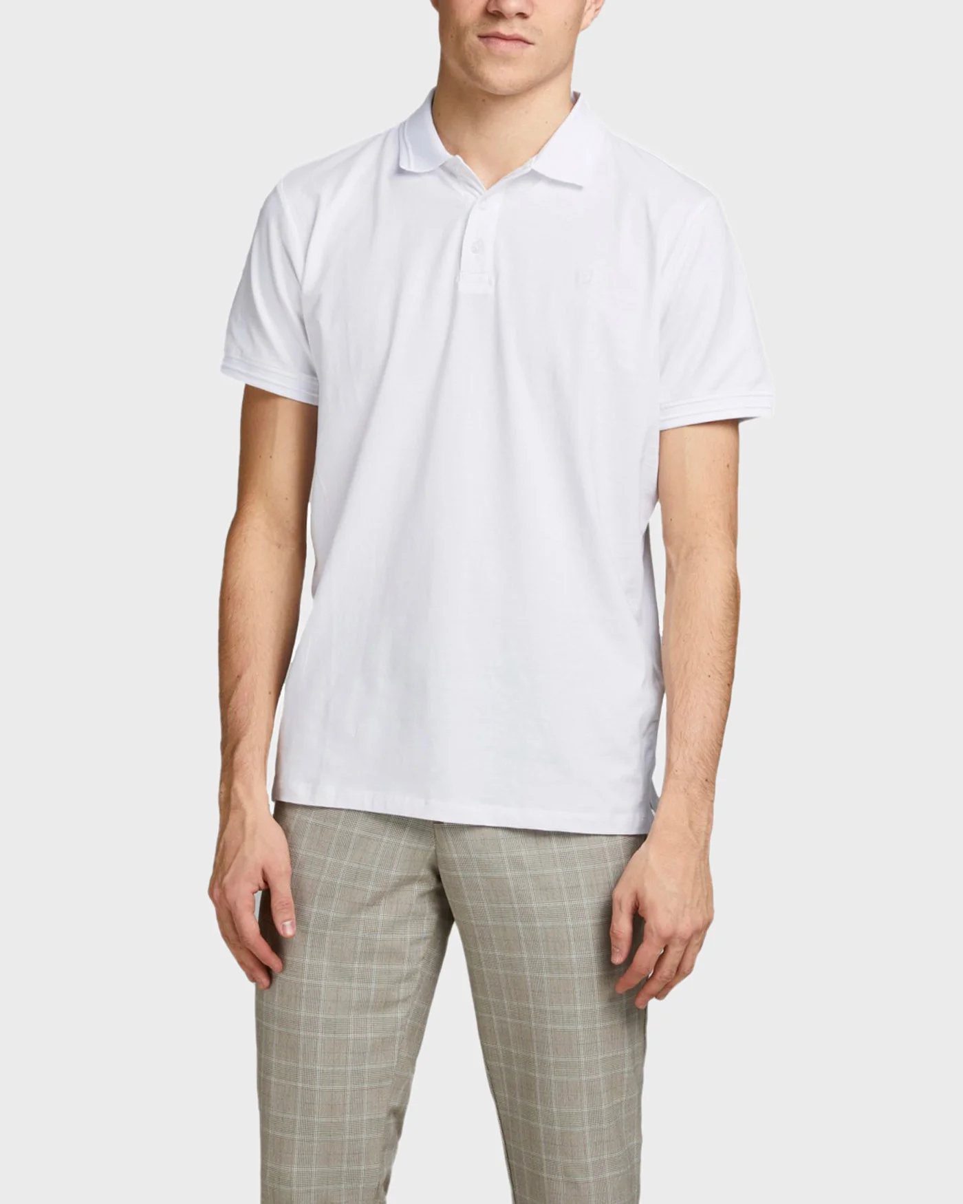 Φωτογραφία προϊόντος: Jack & Jones Polo Organic Cotton - 12184709 ΑΣΠΡΟ