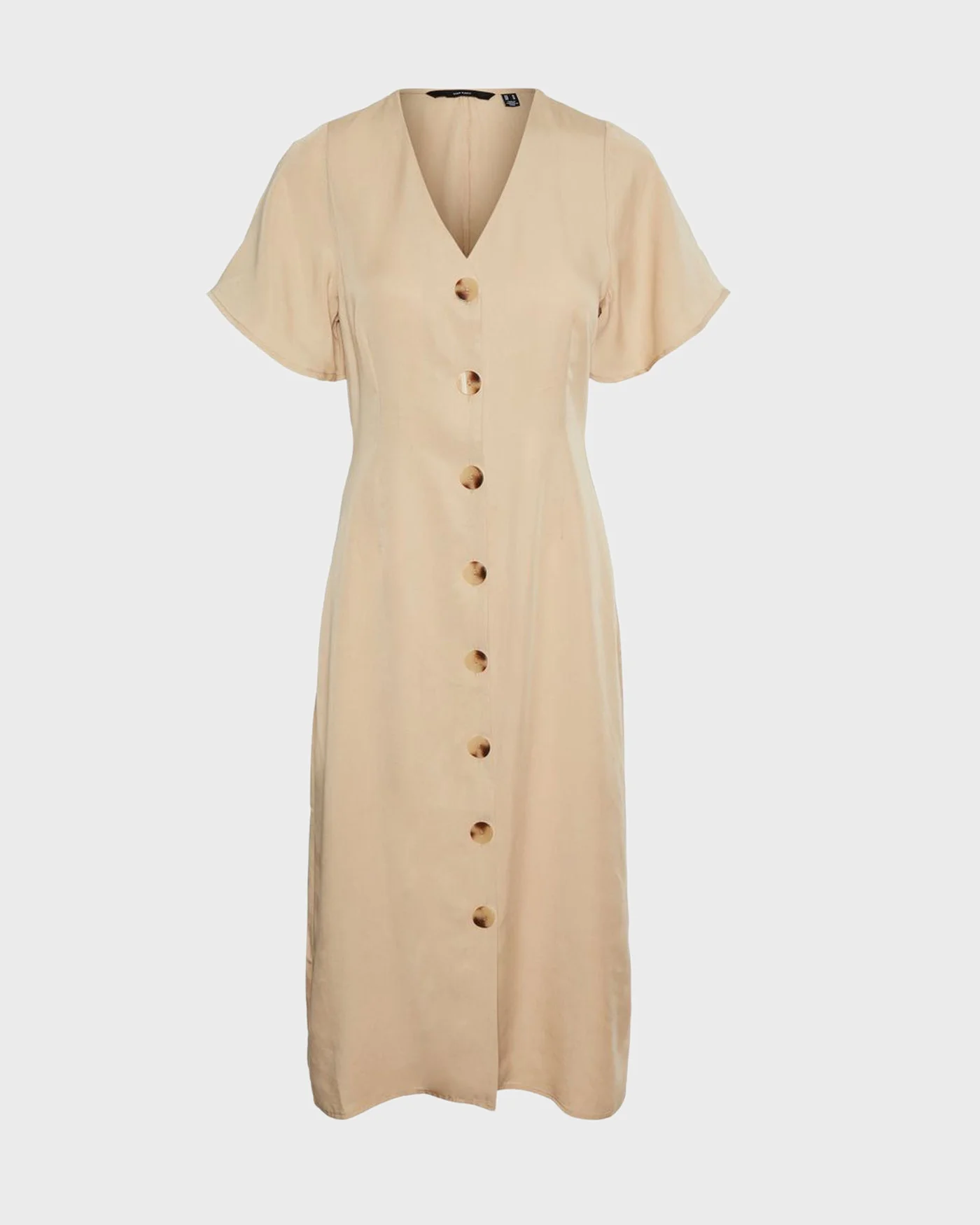 Φωτογραφία προϊόντος: VERO MODA V-NECK MIDI DRESS - 10242288 ΜΠΕΖ
