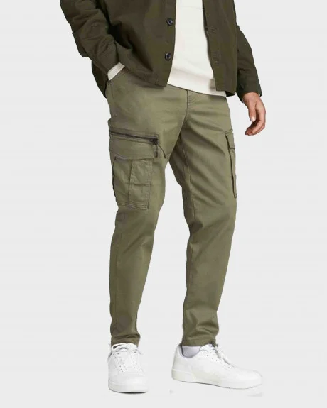 Φωτογραφία προϊόντος: JACK & JONES TAPERED DUSTY ΑΝΔΡΙΚΟ CARGO ΠΑΝΤΕΛΟΝΙ - 12194246 ΛΑΔΙ