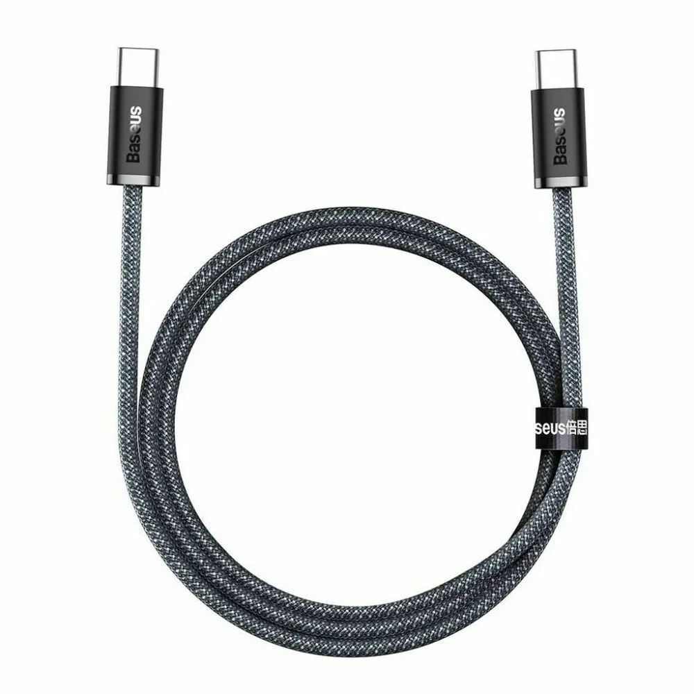 Φωτογραφία προϊόντος: Baseus Dynamic Braided / Regular USB 2.0 Cable USB-C male - USB-C male Γκρι 1m (CALD000216)