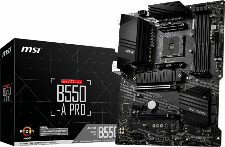 Φωτογραφία προϊόντος: MSI B550-A Pro Motherboard ATX με AMD AM4 Socket REF