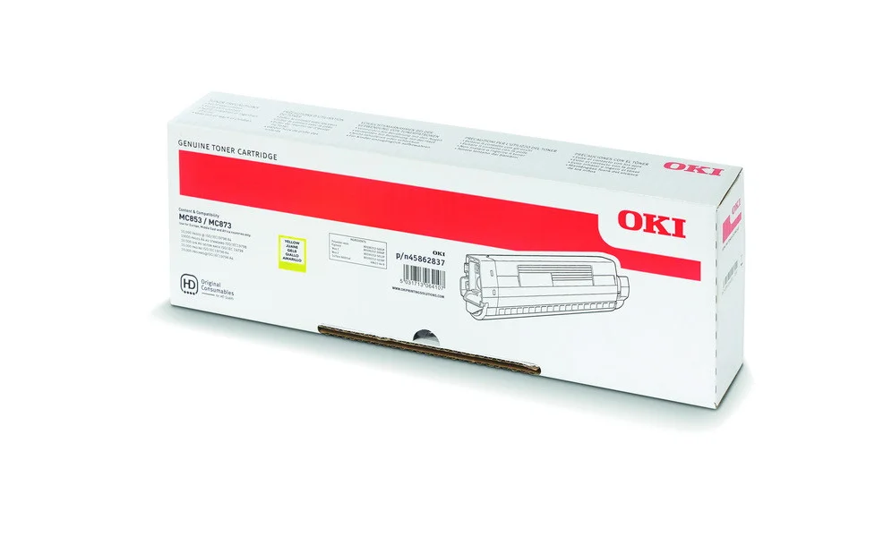 Φωτογραφία προϊόντος: OKI TONER YELLOW MC853/MC873/MC883 (7.3K)