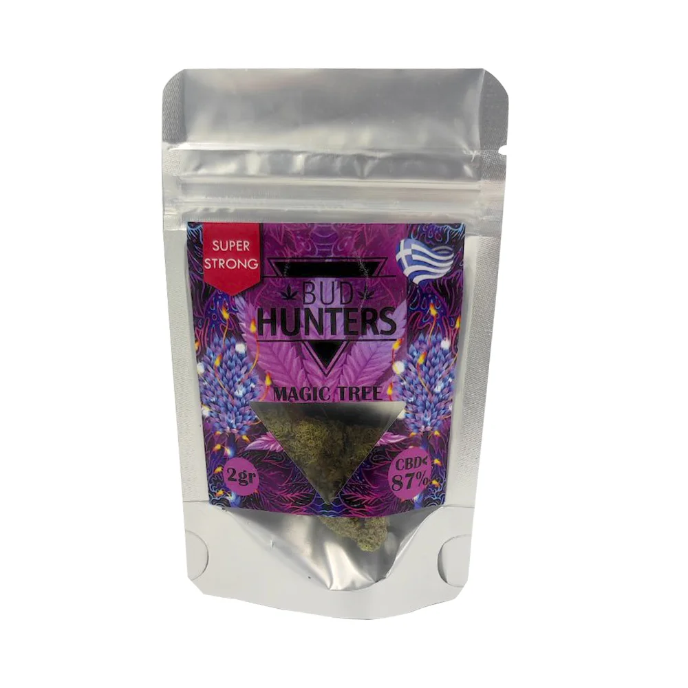 Φωτογραφία προϊόντος: ΑΝΘΟΙ ΚΑΝΝΑΒΗΣ MAGIC TREE 87% CBD 2GR – BUD HUNTERS (GR5)