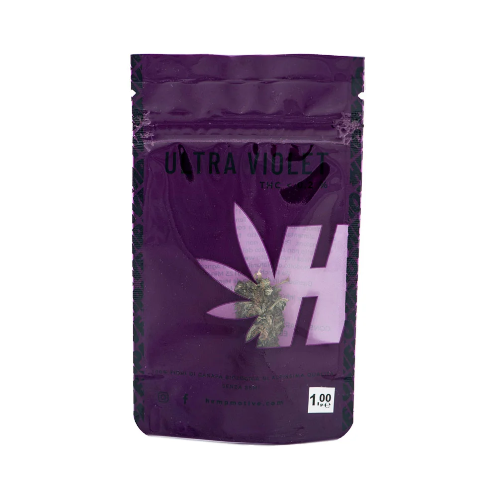 Φωτογραφία προϊόντος: Άνθη Κάνναβης Ultra Violet 14% CBD 1g – Hemp Motive