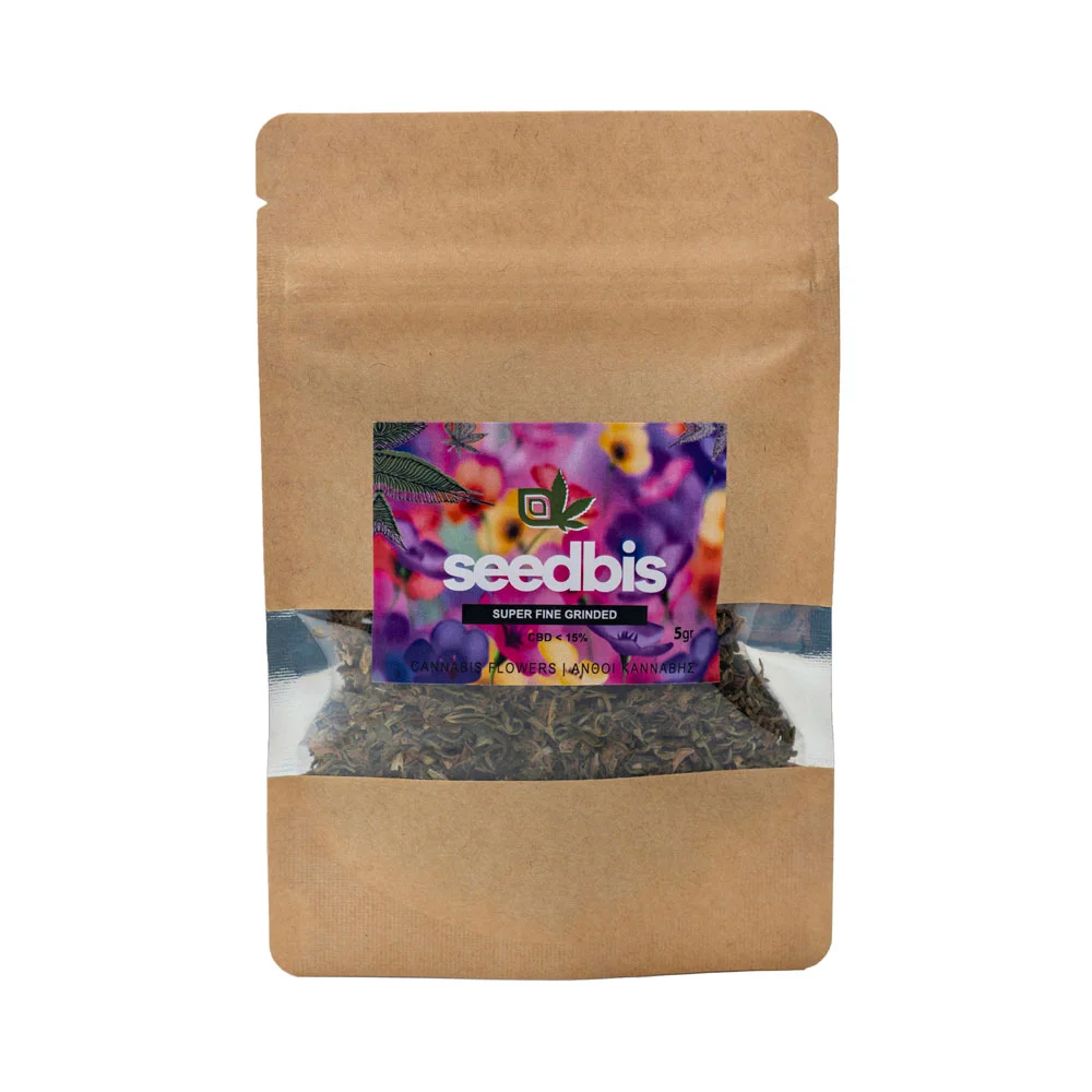 Φωτογραφία προϊόντος: Ανθοί Κάνναβης SUPER FINE GRINDED 15% CBD 5g/10g - SEEDBIS