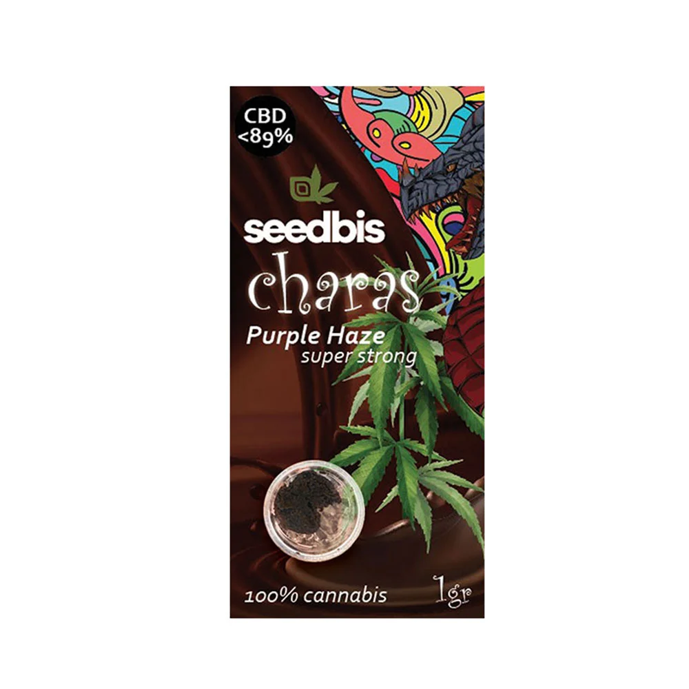 Φωτογραφία προϊόντος: CHARAS PURPLE HAZE 89% CBD 1GR - Seedbis
