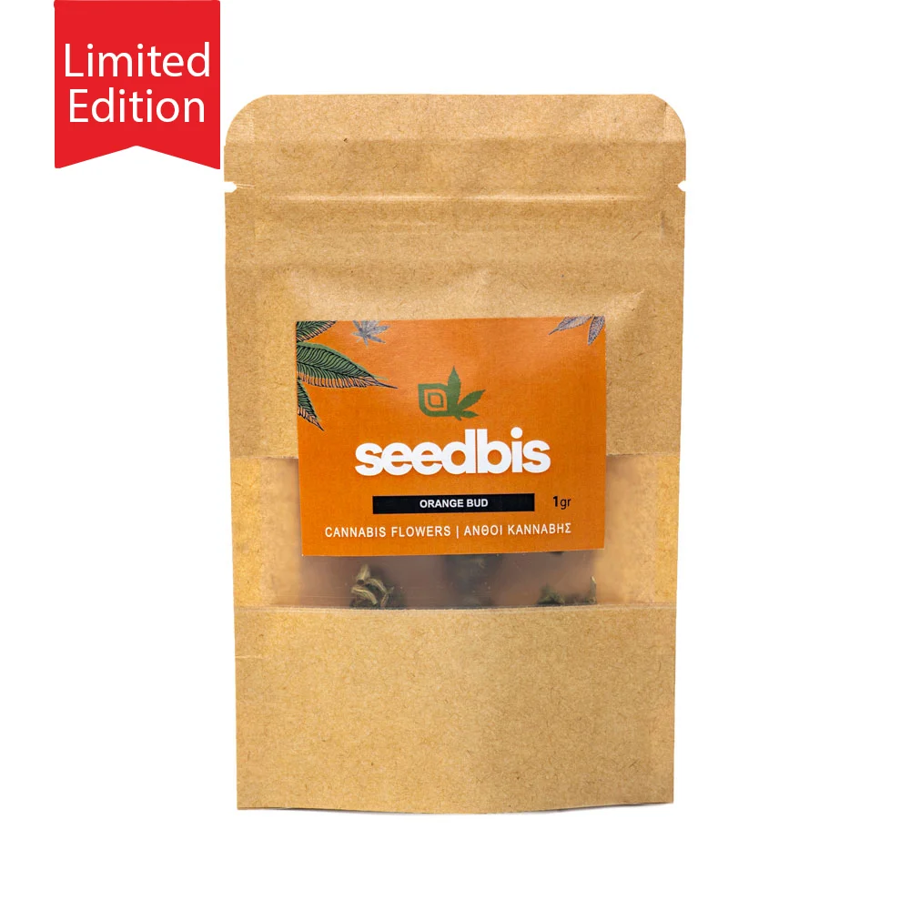 Φωτογραφία προϊόντος: CANNABIS BLOSSOMS - SEEDBIS ORANGE BUD CBD 16% 1/4GR