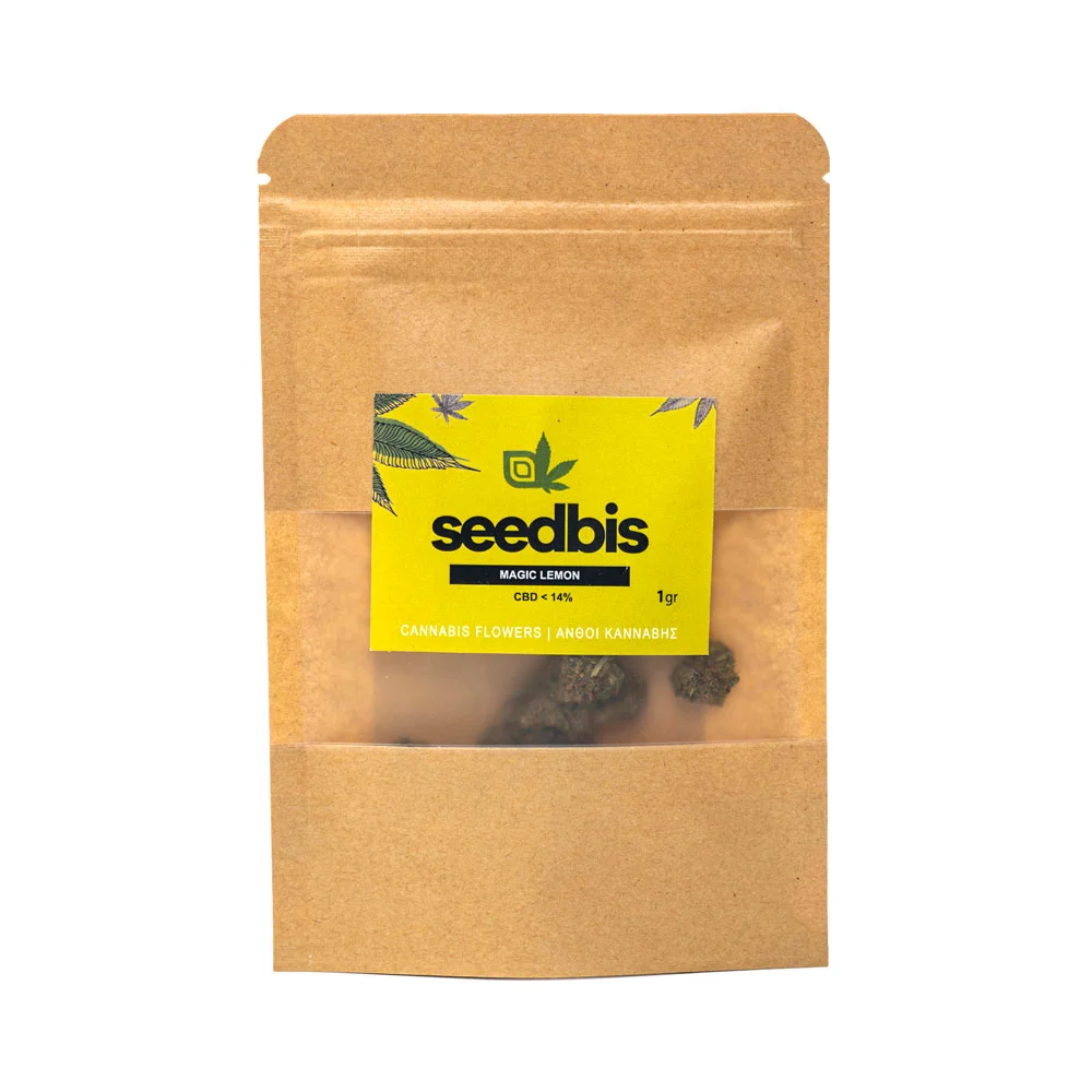 Φωτογραφία προϊόντος: CANNABIS BLOSSOMS Seedbis Magic Lemon CBD 14% 1/4gr