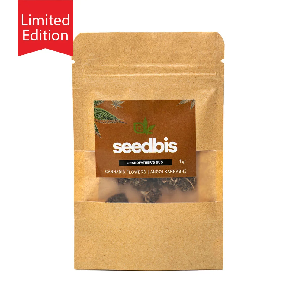 Φωτογραφία προϊόντος: Seedbis Cannabis Blossoms – Grandfather’s Bud 14% CBD, 1/4gr