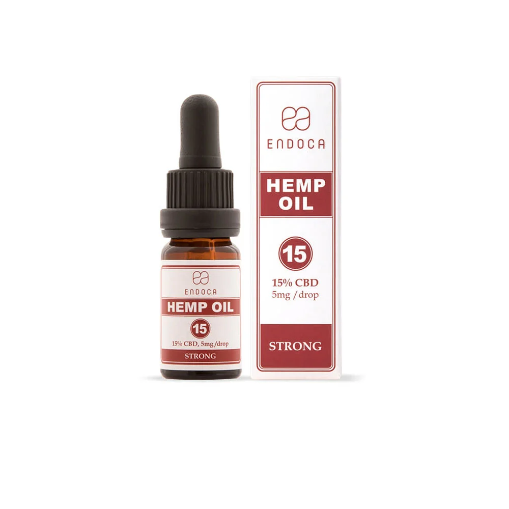 Φωτογραφία προϊόντος: Endoca Hemp Oil Drops 1500mg CBD (15%)