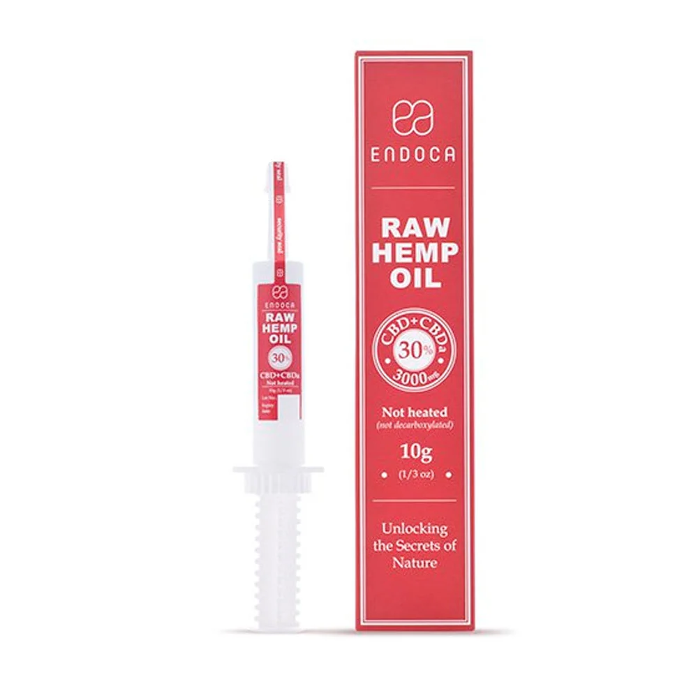 Φωτογραφία προϊόντος: ΠΑΣΤΑ Endoca RAW Hemp Oil Πάστα 3000mg CBD + CBDa (30%) 10gr