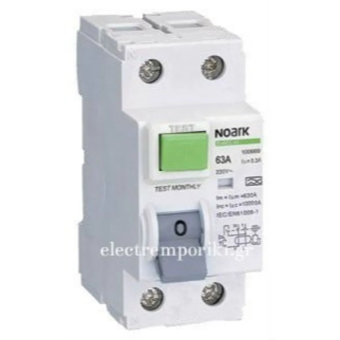 Φωτογραφία προϊόντος: ΔΙΑΡΡΟΗΣ 2x40A 30mA 6kA Wx9CL-N NOARK