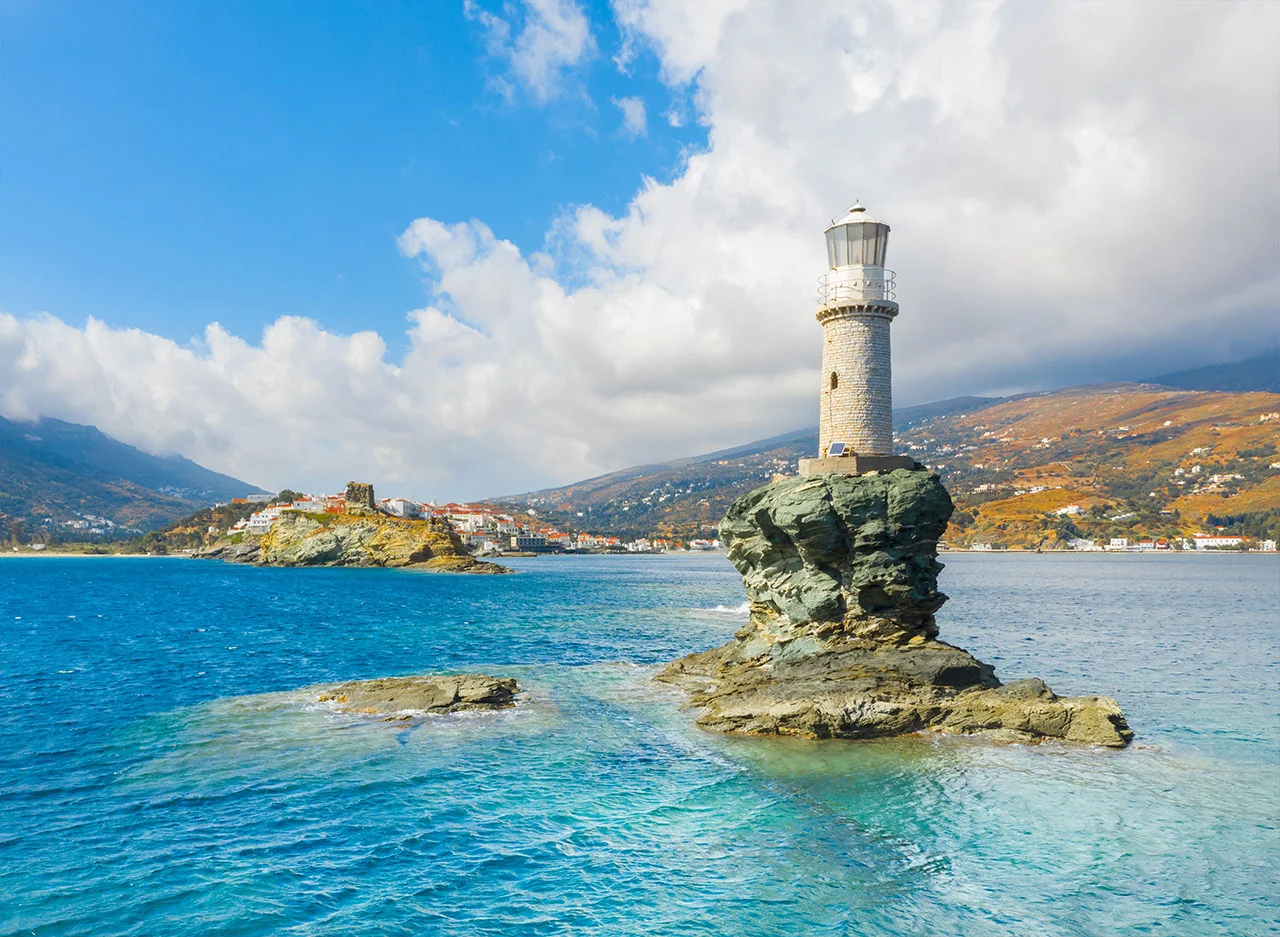 Φωτογραφία προϊόντος: Πίνακας σε καμβά Τουρλίτης φάρος Άνδρος