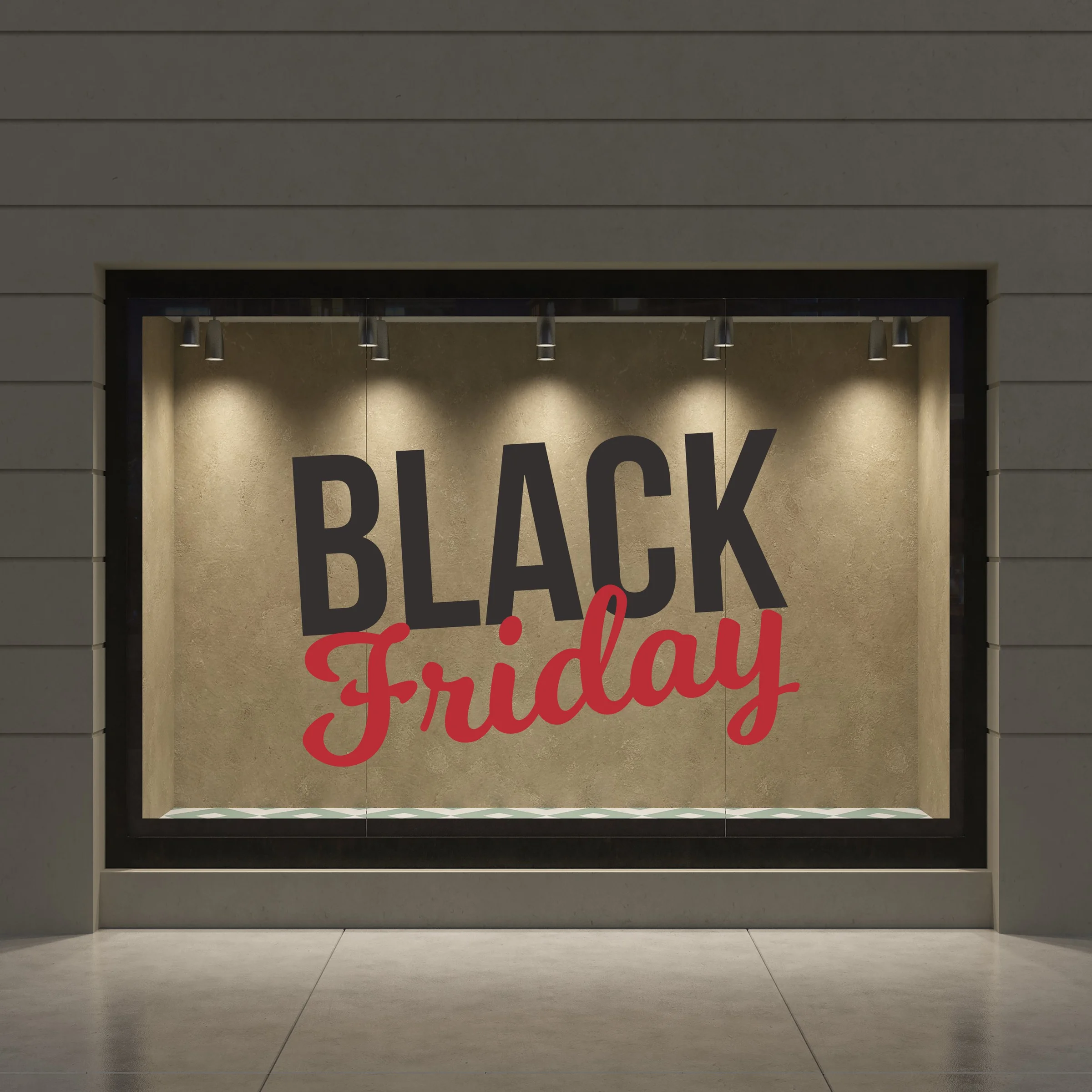 Φωτογραφία προϊόντος: Black Friday Βιτρίνα - Letters