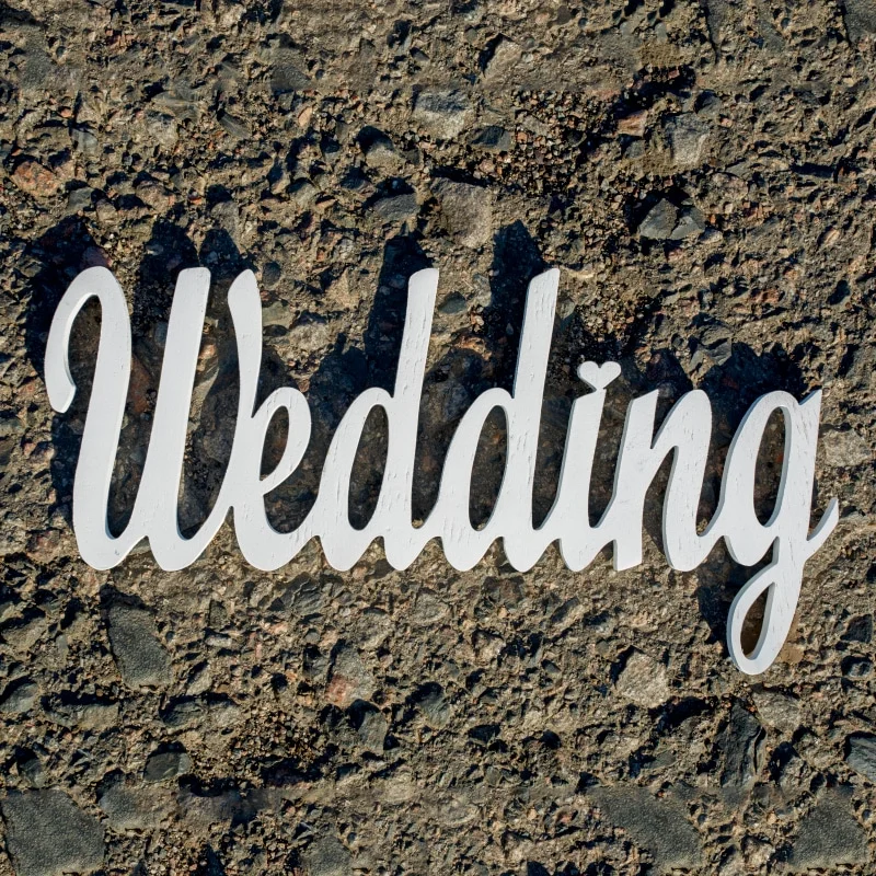 Φωτογραφία προϊόντος: Λευκά Γράμματα - Wedding