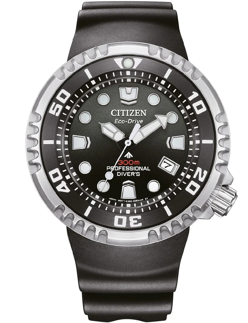 Φωτογραφία προϊόντος: Ρολόι CITIZEN Professional Diver 300 Eco-drive Με Μαύρο Καουτσούκ Λουράκι BN1024-01E