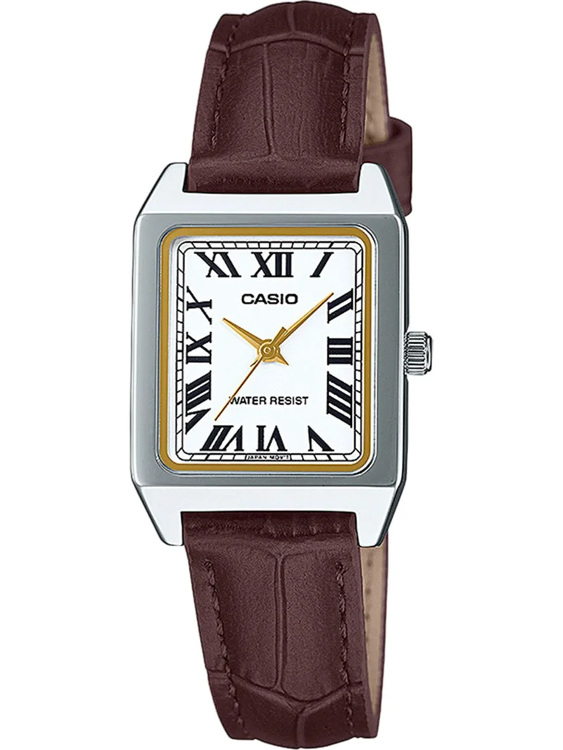 Φωτογραφία προϊόντος: Ρολόι CASIO Collection Με Καφέ Δερμάτινο Λουράκι LTP-B150L-7B2EF