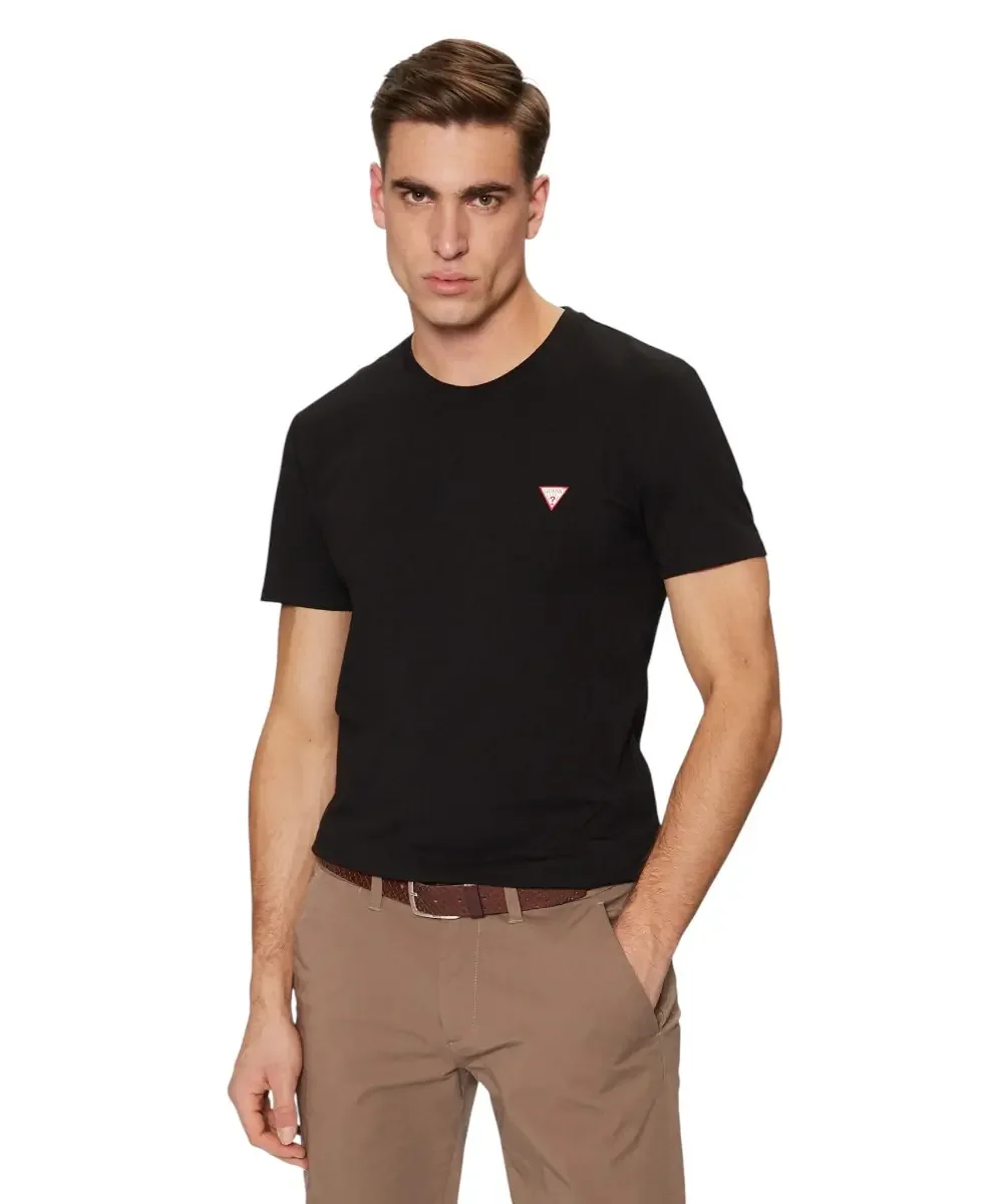 Φωτογραφία προϊόντος: Guess ανδρικό βαμβακερό super slim fit t-shirt μαύρο M2YI24J1314-JBLK