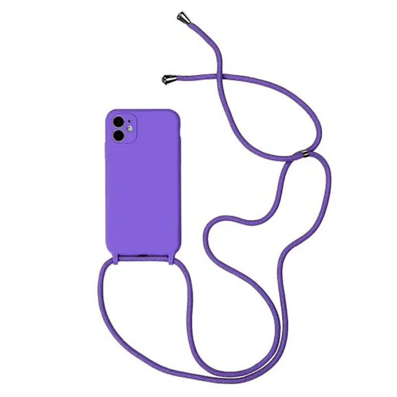 Φωτογραφία προϊόντος: Strap fluo case με κορδονι για iphone 11 pro μωβ