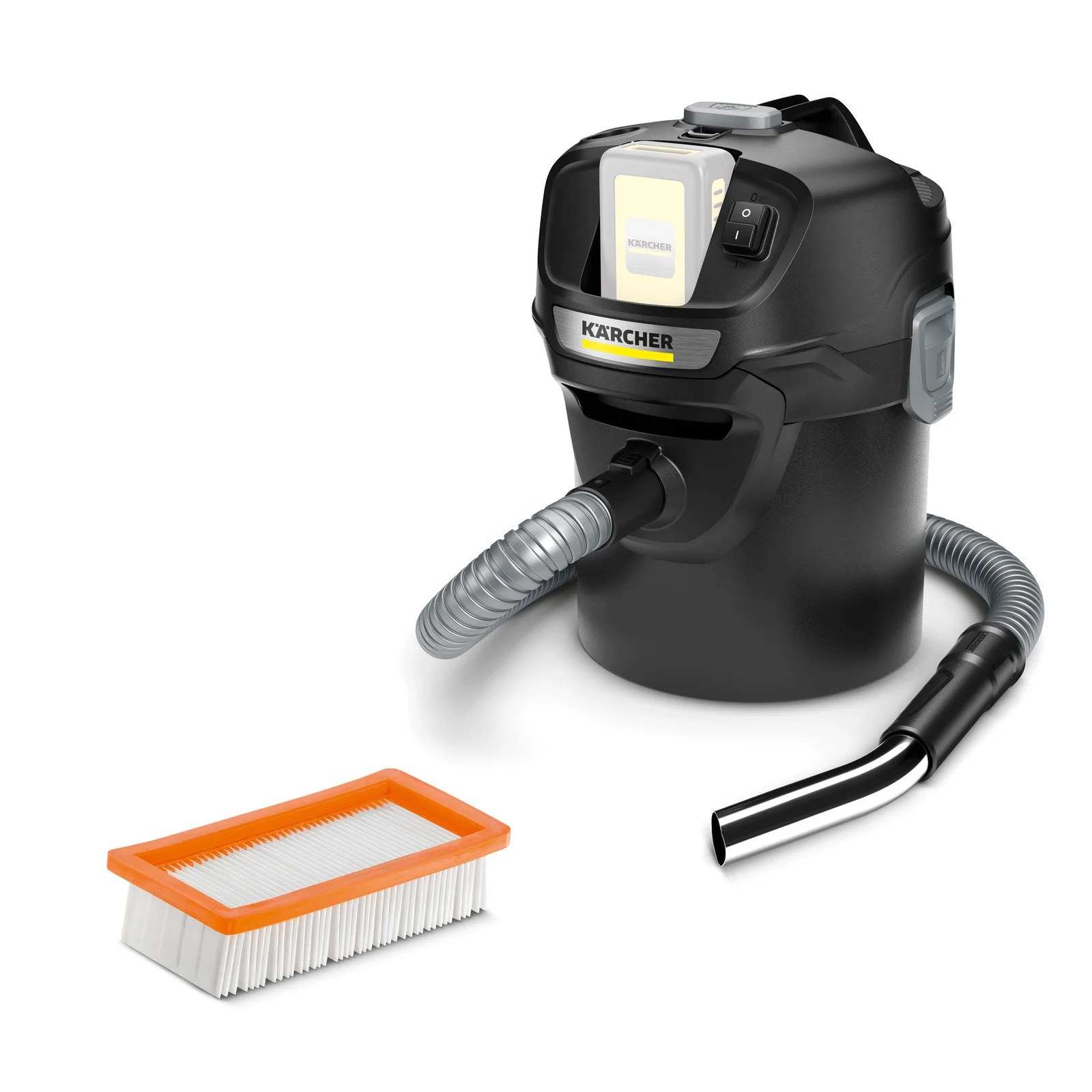 Φωτογραφία προϊόντος: Karcher Ad 2 Battery Σκουπα Σταχτης Μπαταριας 1.348-300.0 (έως 3 άτοκες δόσεις)