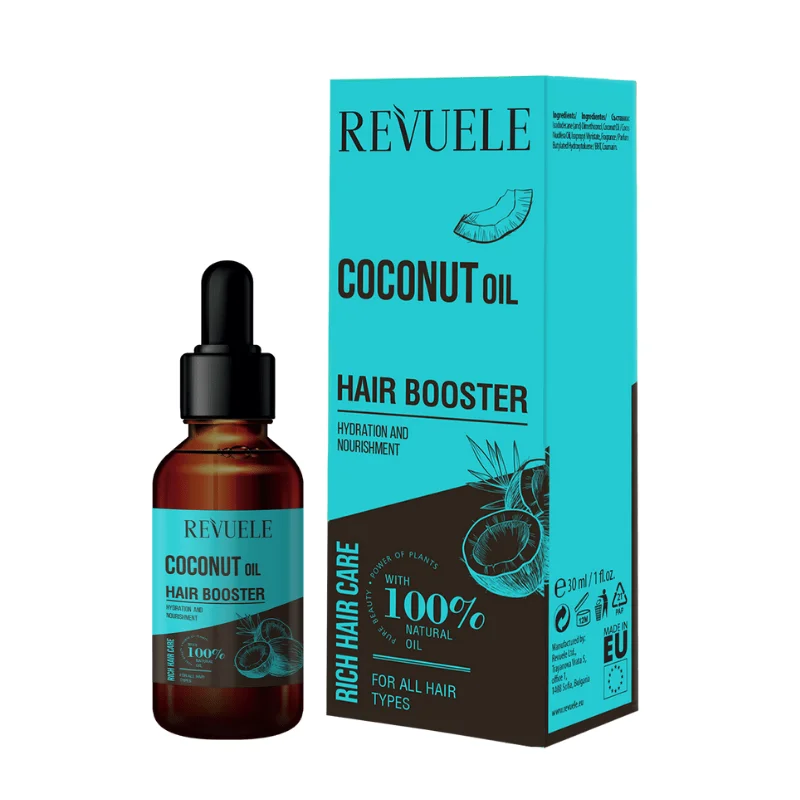Φωτογραφία προϊόντος: REVUELE Coconut Oil Hair Booster 30ml Ενυδάτωση και Θρέψη