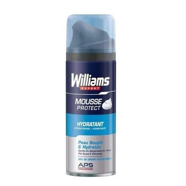 Φωτογραφία προϊόντος: Aqua Velva Williams Expert Mousse Protect Αφρός Ξυρίσματος με Ενυδατική Δράση 200ml