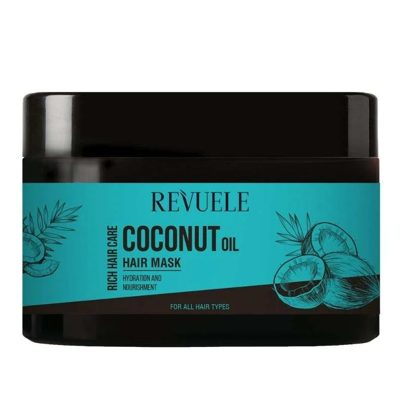 Φωτογραφία προϊόντος: Revuele Coconut Oil Hair Mask Hydration + Nourishment Μάσκα για Απαλότητα + Θρέψη για κάθε τύπο Μαλλιών 360ml